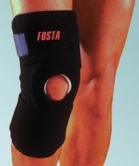 Разборный коленный бандаж с пластинами Fosta